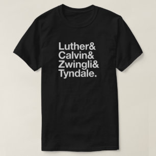 500. ÅrsdagReformationLuther Calvin skjorta T-shirt