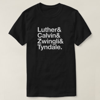 500. ÅrsdagReformationLuther Calvin skjorta T-shirt