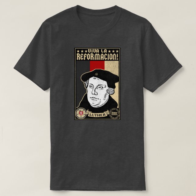 500. ÅrsdagReformationLuther skjorta Tee Shirt (Design framsida)