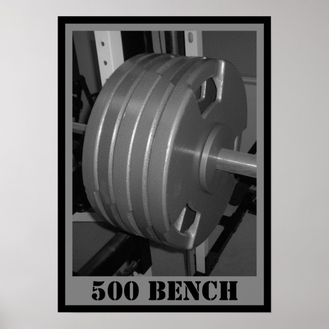 500 BENCH Poster viktning (Framsidan)