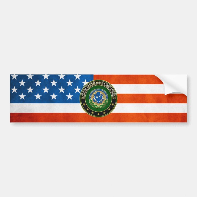 [500] DOD & Joint Activities DUI Speciell Edition Bildekal (Framsidan)