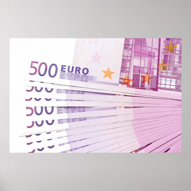 500 euro poster (Framsidan)