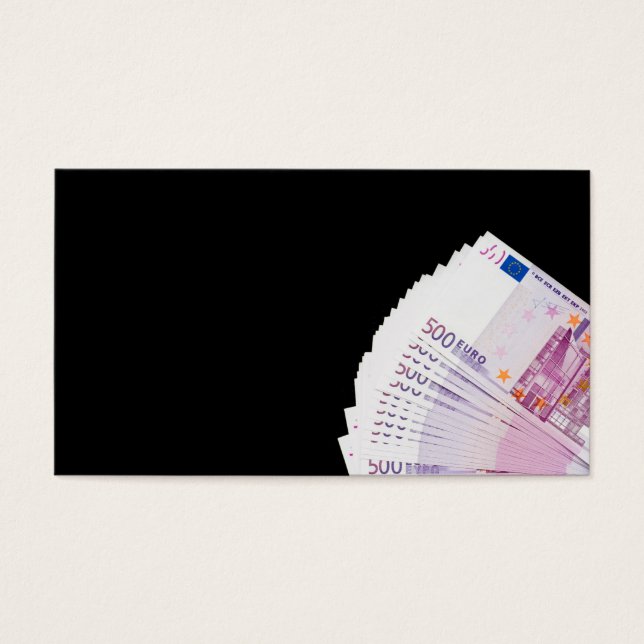 500 euro visitkort (Framsidan)