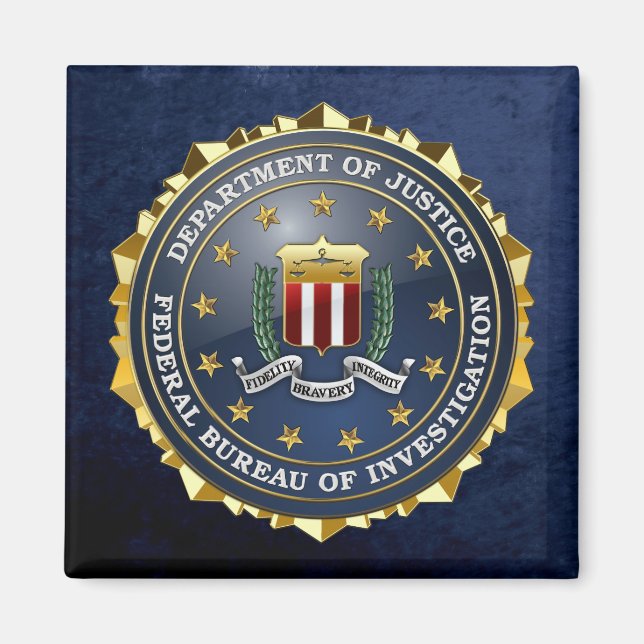 [500] FBI Speciell Edition Magnet (Framsidan)