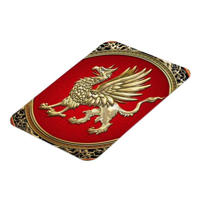 [500] Helig Guld Griffin Magnet (Vänstra Sidan)