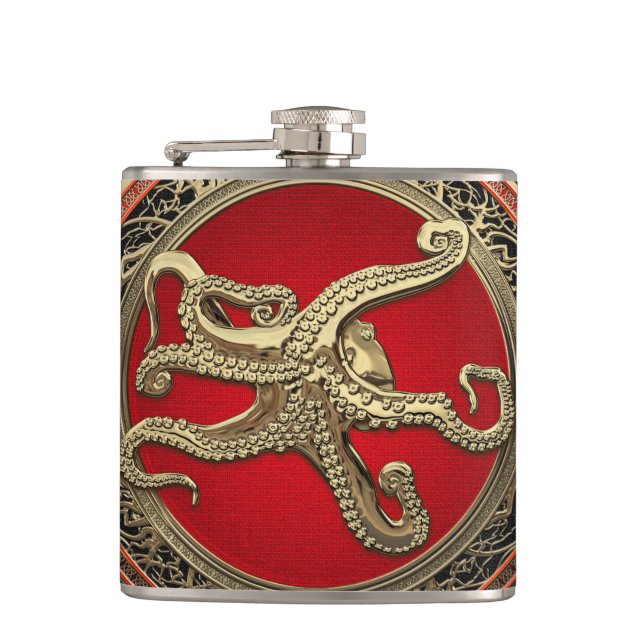 [500] Helig Guld Octopus i defensiv post Fickplunta (Framsidan)