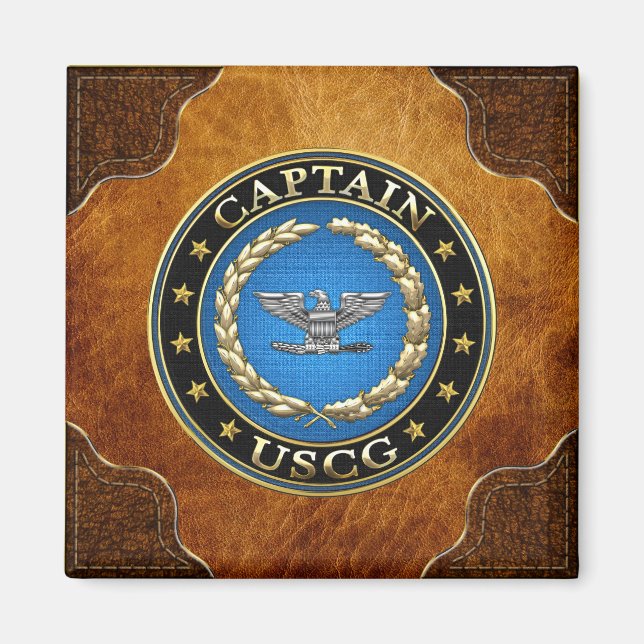 [500] Kusten Guard: kapten (CAPT) Magnet (Framsidan)