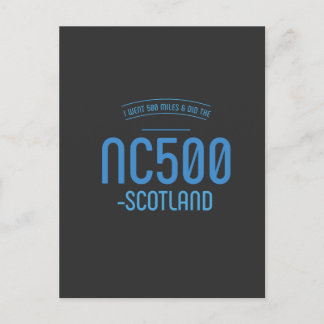 500 nc500 miles T-Shirt Vykort