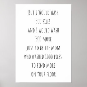 500 pilar av tvätt poster