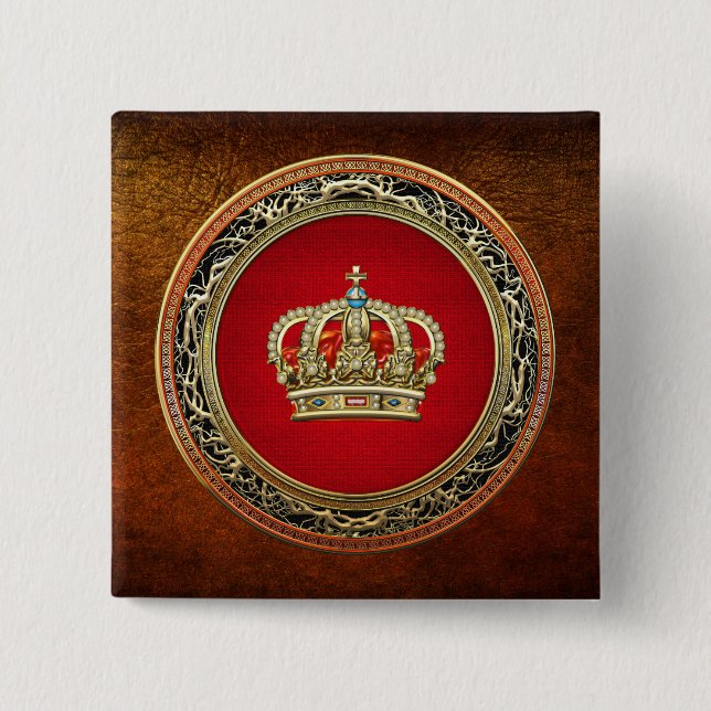 [500] Prince-Princess Kung-Queen Krona [Belg.Guld] Knapp (Framsida)
