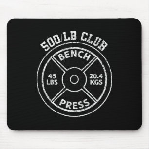 500 Pund Bänkpress Klubb Gym Styrkelyft P Musmatta