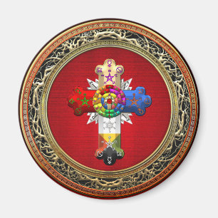 [500] Rosy Kor (Ro Croix) på Red & Guld Magnet