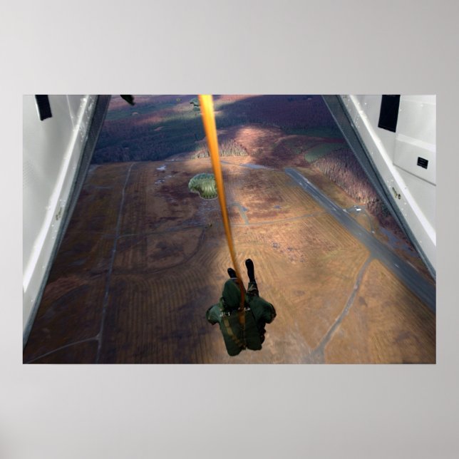 501:a Fallskärm-infanteriregim Poster (Framsidan)