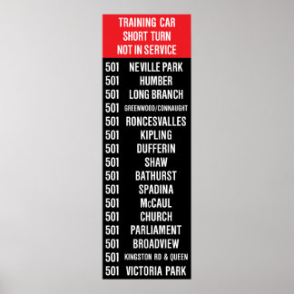 501 QUEEN RollSign (CLRV/ALRV) Poster