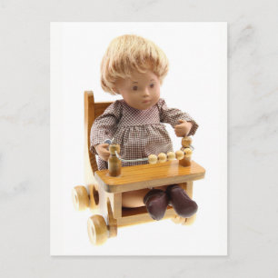 501 Sasha Baby honungsblonde Sandy Postkarte Vykort