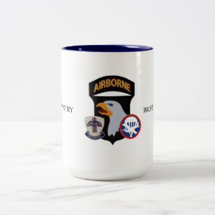 501ST 101ST LUFTBURNA MUGG för INFANTERI