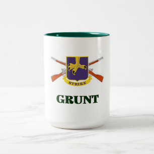 502. InfanteriGRYMTNINGmugg Två-Tonad Mugg