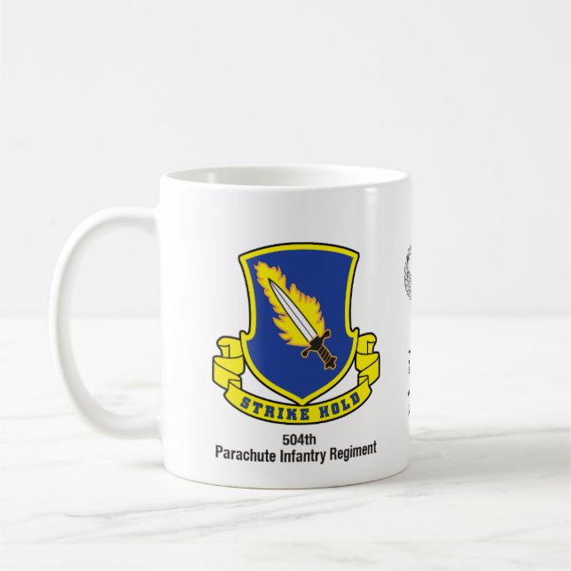 504:e Fallskärm-infanteriregimen mugg (Vänster)
