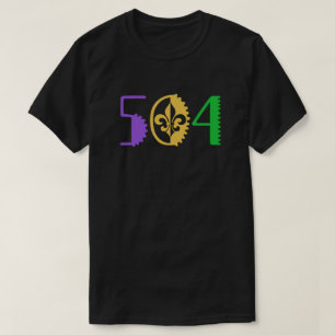 504 Mardi Gras New Orleans Louisiana La state T Shirt