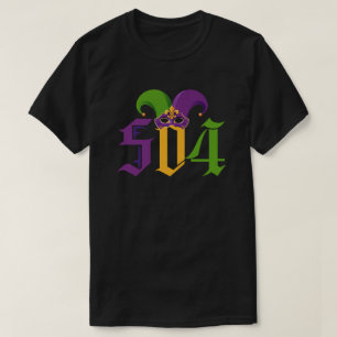 504 Mardi Gras New Orleans Louisiana La state T Shirt