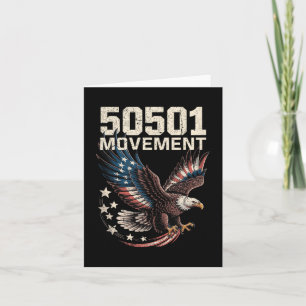 50501 amerikansk Flagga vid flygresa med stjärnor Kort