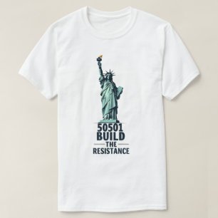 50501 Bygg Motståndet 2025 USA Frihet T Shirt