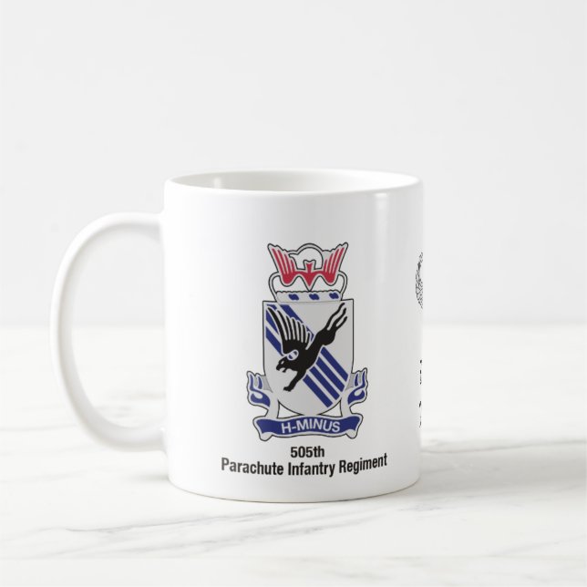 505:e Fallskärm-infanteriregimen mugg (Vänster)
