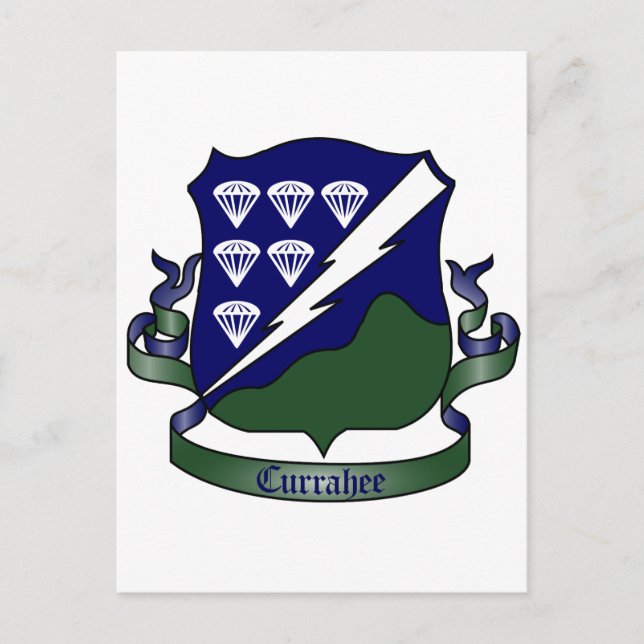 506:e Fallskärm Infantry-regimen, 1:a bataljonen Vykort (Framsida)