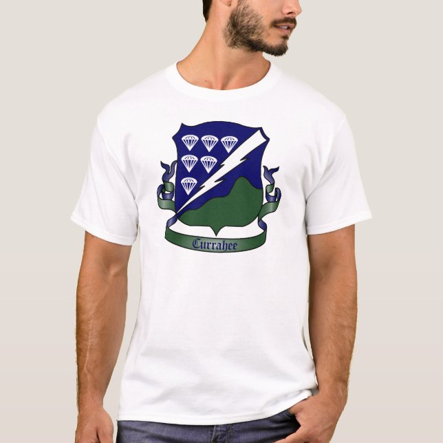 506th Parachute Infantry Regiment, 1st Battalion Tee Shirt (Framsida)