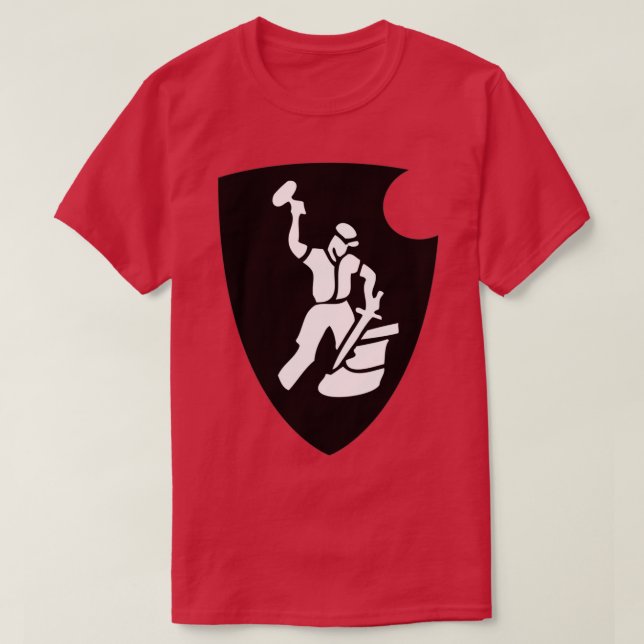 507TH HEAVY TANK BATTALION T SHIRT (Design framsida)