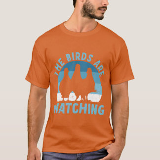 50888 Fåglar tittar på vänner T Shirt