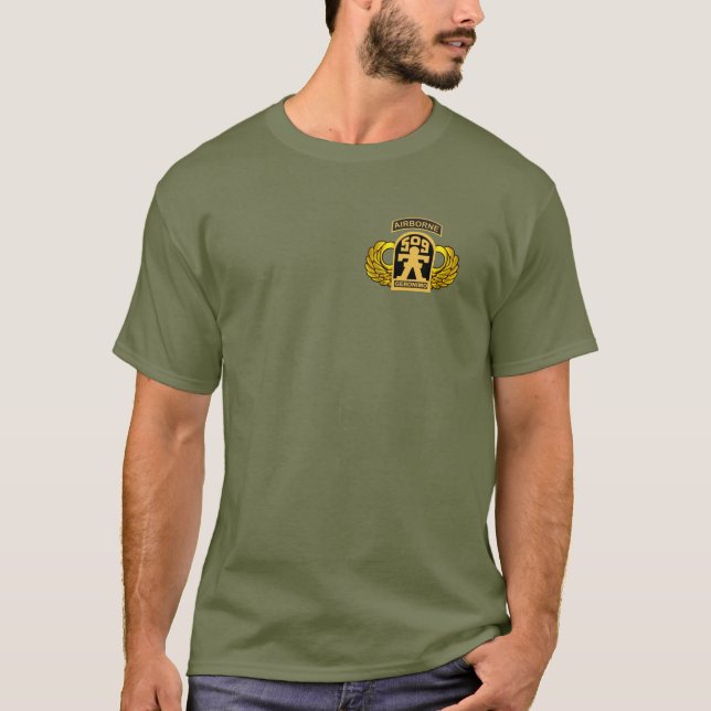 509:e PIR Fallskärm Infantry-regim T Shirt (Framsida)