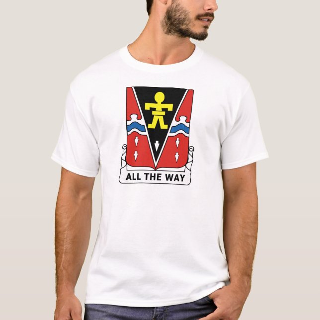 509. Fallskärminfanterit Regiment (PIR) - 2 - ALLA Tee Shirt (Framsida)