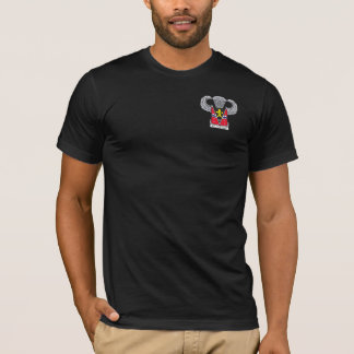 509. Luftburen vapensköld med luftburen vingar Tee