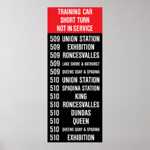 509 undertecknar rulle för kopian TTC för Poster