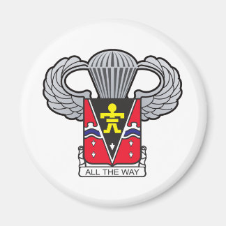 509th Airborne Vapensköld med Airborne Vingar Magnet
