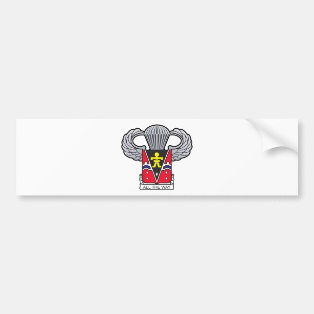 509th Airborne with Airborne Vinge 2 Bildekal (Framsidan)