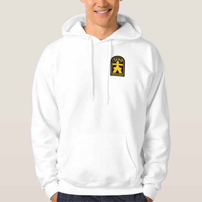 509th PIR Geronimo Patch Sweatshirt Med Luva (Framsida)