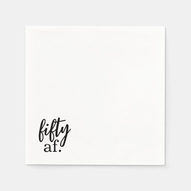 50 Af Cocktail Napkins Pappersservett (Framsidan)