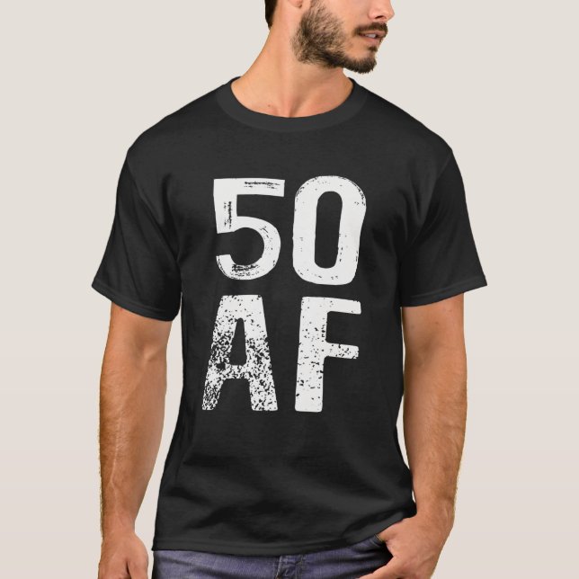 50 AF Vintage 50 Födelsedagens Coola Tee (Framsida)