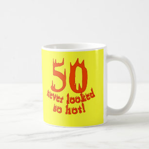50 aldrig sett så varmt kaffemugg