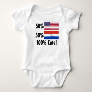50% amerikan 50% gullig paraguayansk 100%! tee