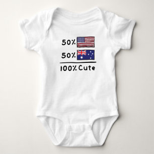 50 % amerikanska 50 % australiska, 100 % australis t shirt
