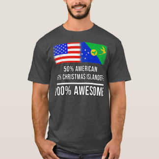 50 amerikanska 50 Julöar 100 Fantastisk Gif T Shirt