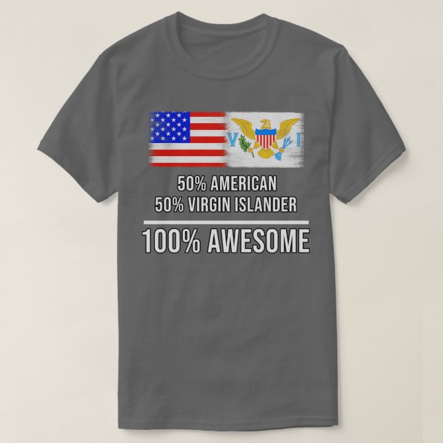 50 amerikanska 50 Jungfruöarna 100 Fantastisk-gåva T Shirt (Design framsida)