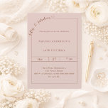 50 and fabulous blush pink birthday inbjudningar<br><div class="desc">Celebrate a milestone in style with this elegant 50 & Fabulous birthday invitation in dusty blush pink. Designed for a sophisticated and memorable celebration, this invitation features a clean, modern layout with a delicate script detail and subtle heart accent for a feminine and timeless touch. Perfect for women celebrating their...</div>