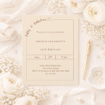 50 and fabulous champagne gold birthday invitation<br><div class="desc">Celebrate a milestone in style with this elegant 50 & Fabulous birthday invitation in soft champagne tones. Designed for a sophisticated and memorable celebration, this invitation features a clean, modern layout with a delicate script detail and subtle heart accent for a feminine and timeless touch. Perfect for women celebrating their...</div>
