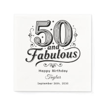 50 and Fabulous Festive Swirls Whimsical