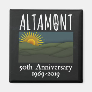 50 år Altamont Speedway Free Concert 1969 Magnet