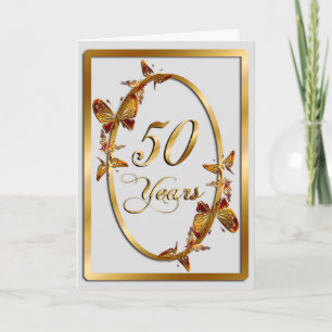 50 år (årsdagen) kort